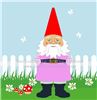 Order Gnome Digi - Pink Gnome and Fence